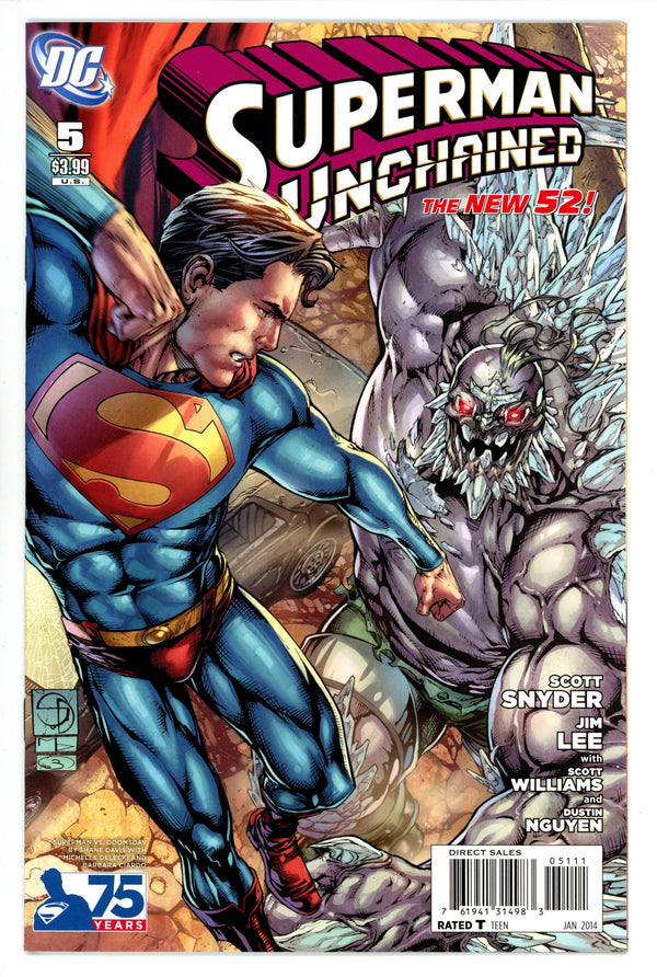 Superman Unchained 5 High Grade (2014) Davis Incentive Variant