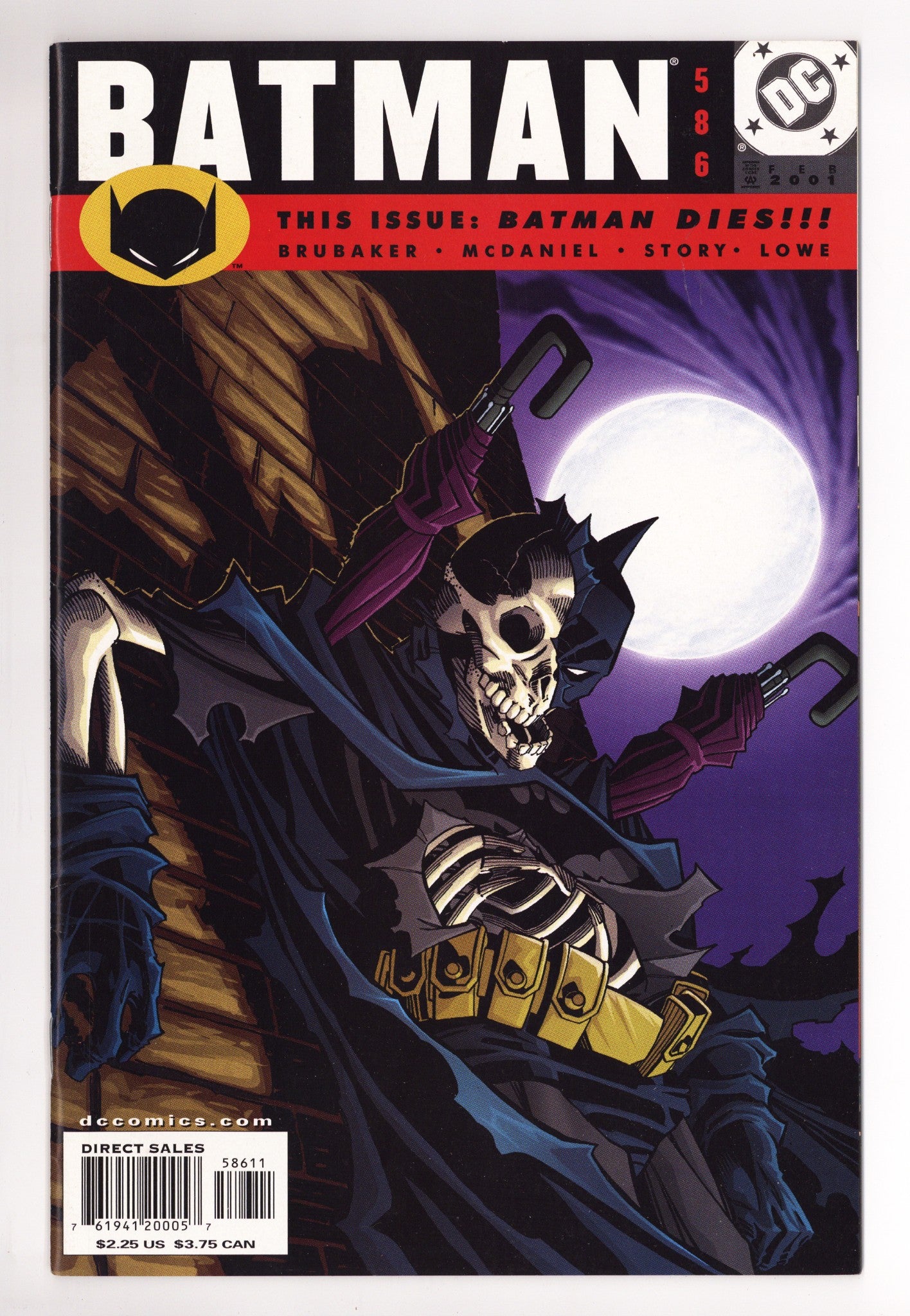 Batman Vol 1 586 Mid Grade (2001) 