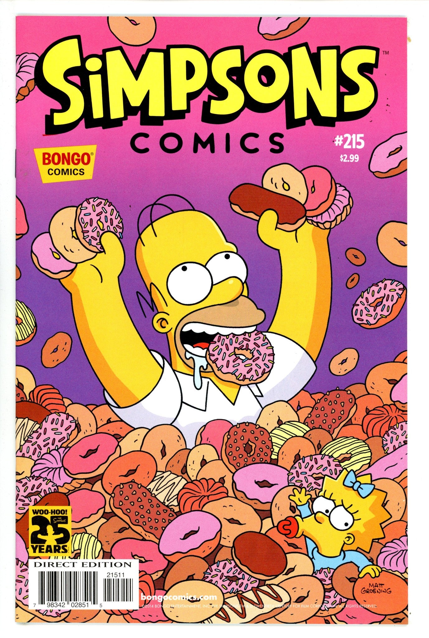 Simpsons Comics 215 NM (9.4) (2014)