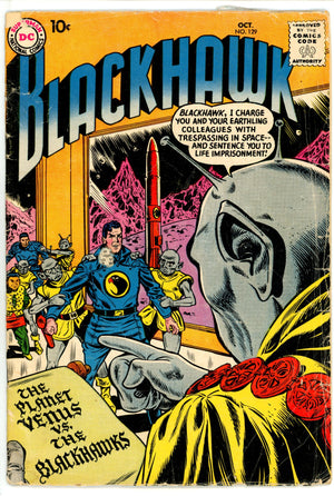 Blackhawk Vol 1 129 GD+ (2.5) (1958) 