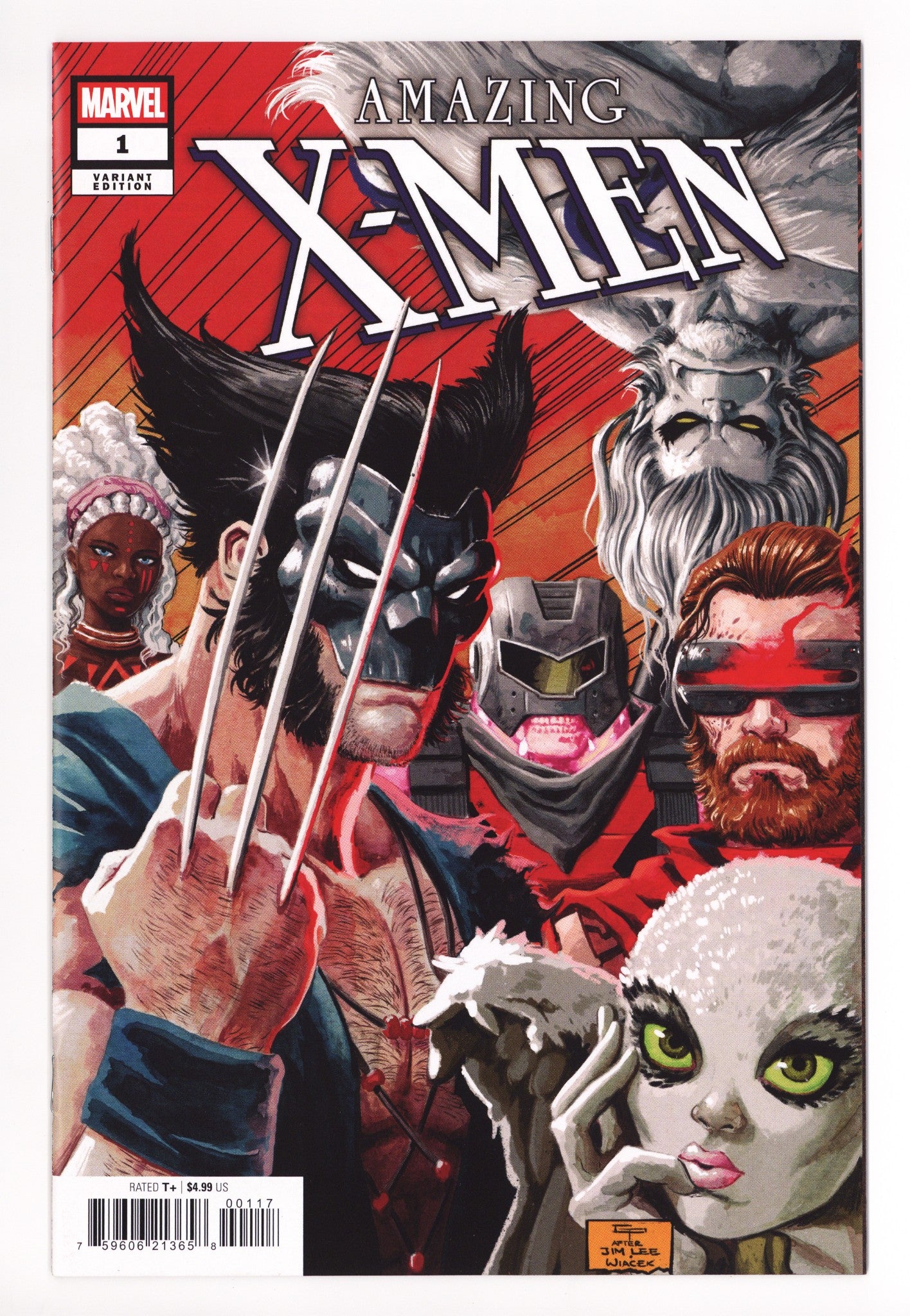 Amazing X-Men Vol 3 1 VF/NM (9.0) (2025) Peralta Homage Incentive Variant 