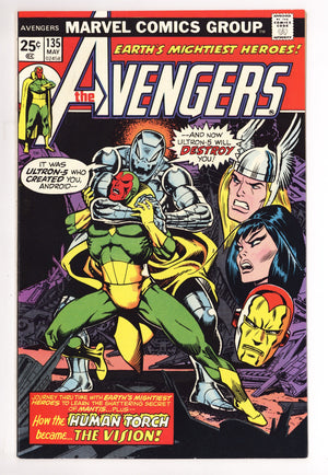 The Avengers Vol 1 135 NM- (9.2) (1975)