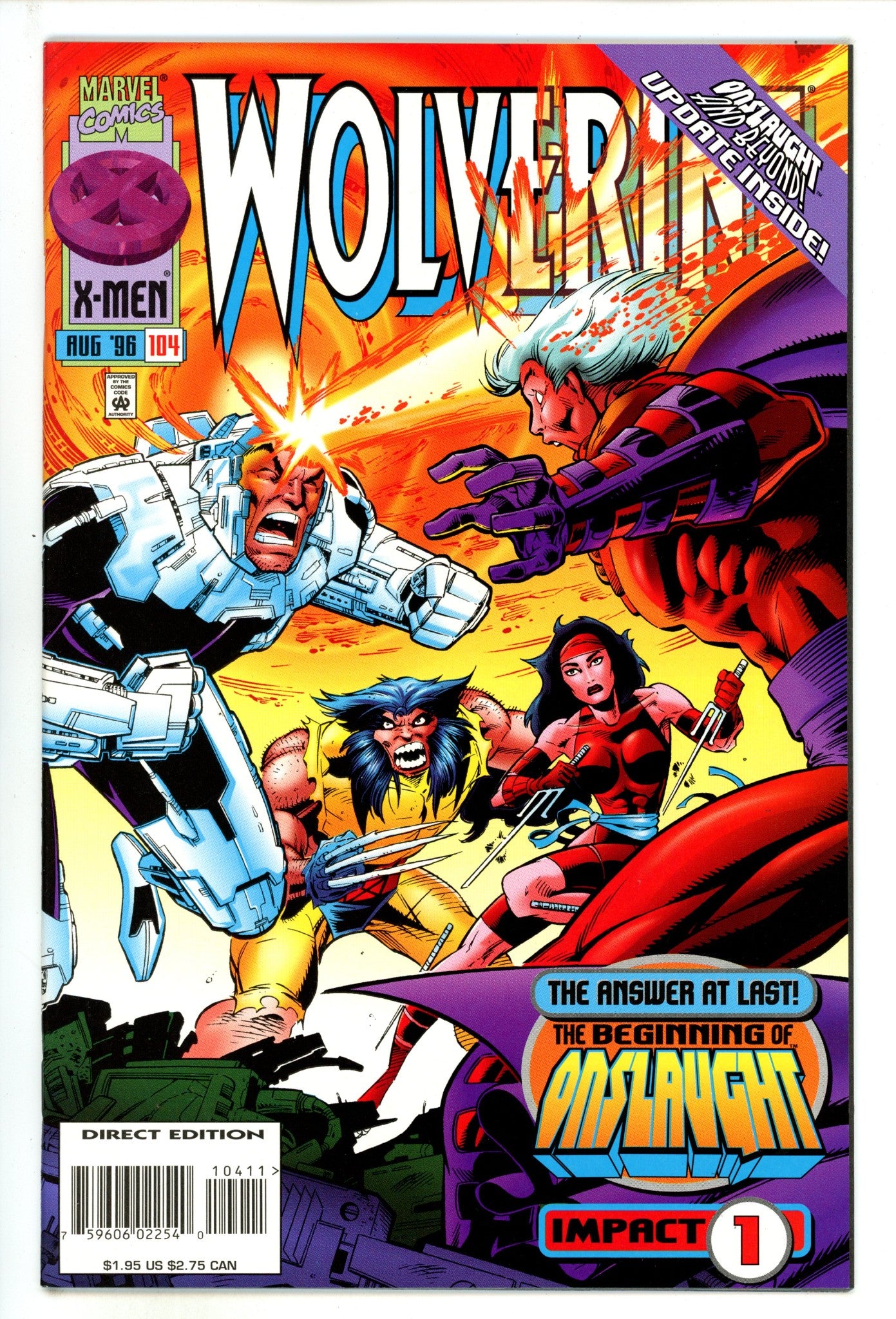 Wolverine Vol 2 104 NM- (9.2) (1996) 