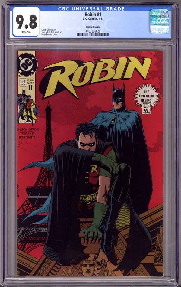 Robin Vol 1 1 CGC 9.8 (NM/M) (1991) 2nd Print