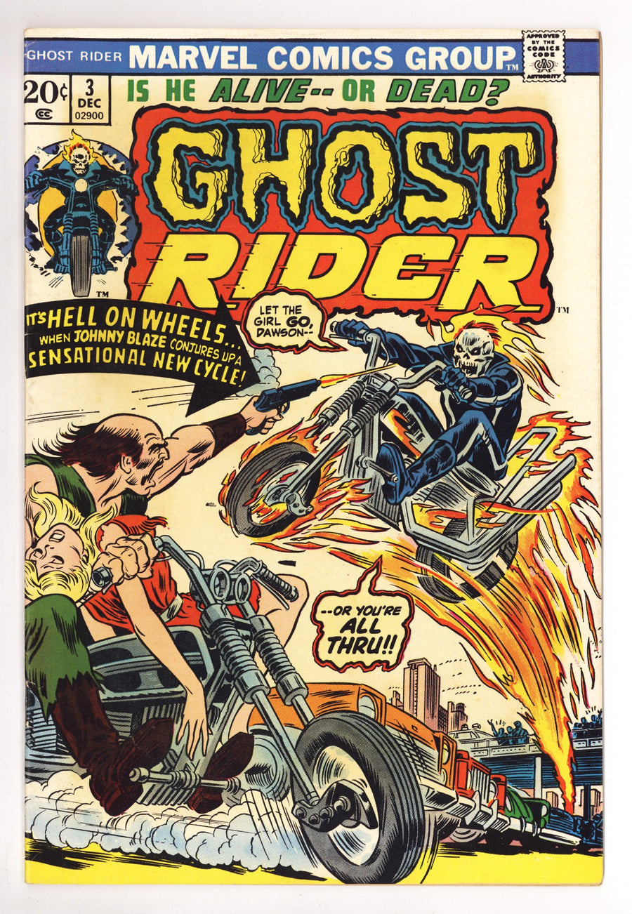 Ghost Rider Vol 1 3 FN (6.0) (1973) 