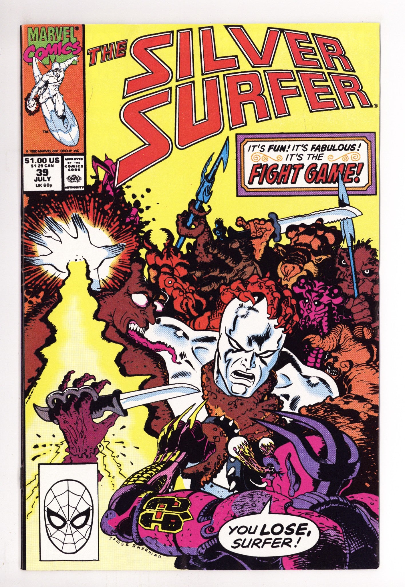 Silver Surfer Vol 3 39 High Grade (1990) 
