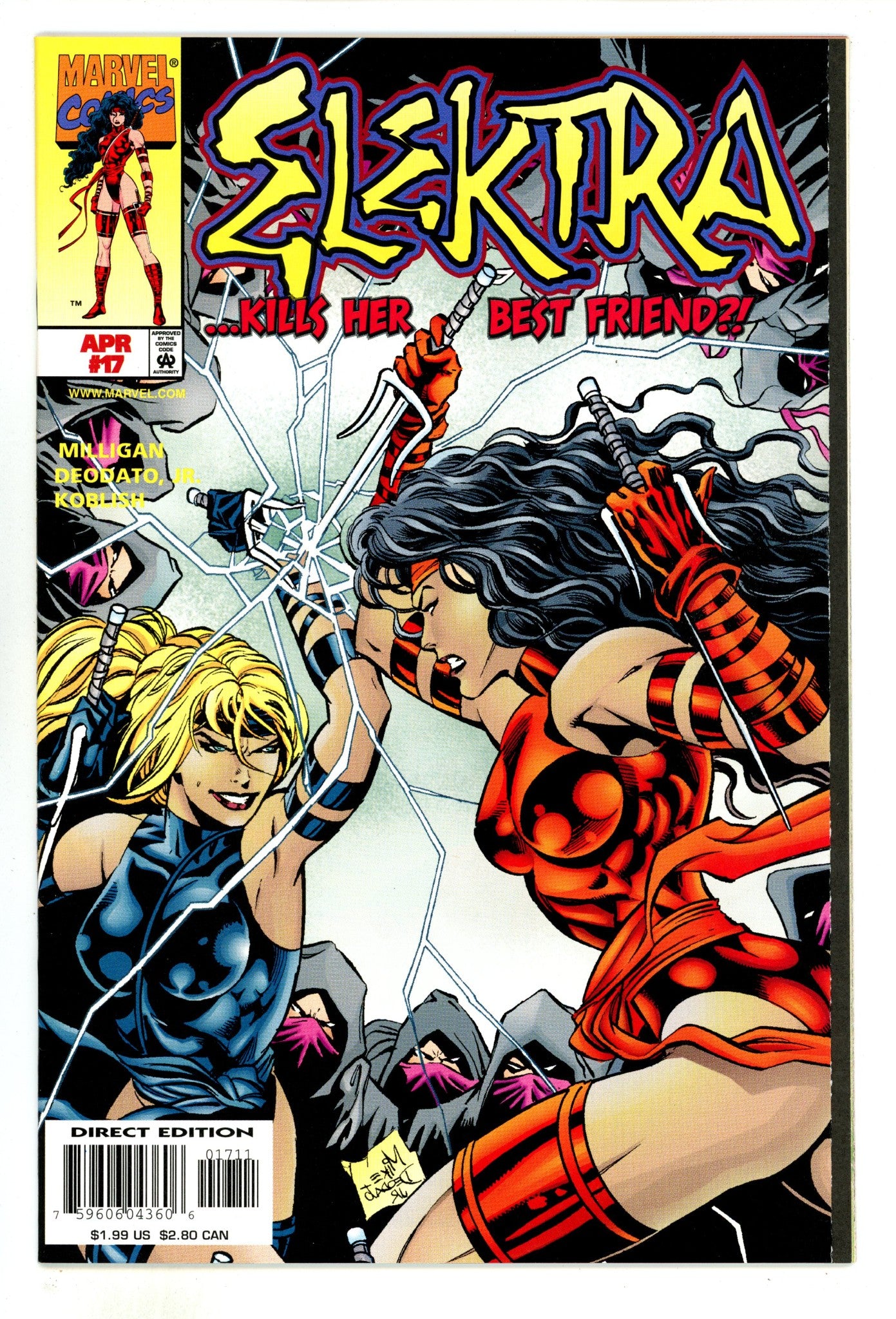 Elektra Vol 1 17 High Grade (1998) 