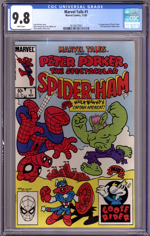 Marvel Tails Starring Peter Porker, the Spectacular Spider-Ham   1 CGC 9.8 (NM/M)   (1983)