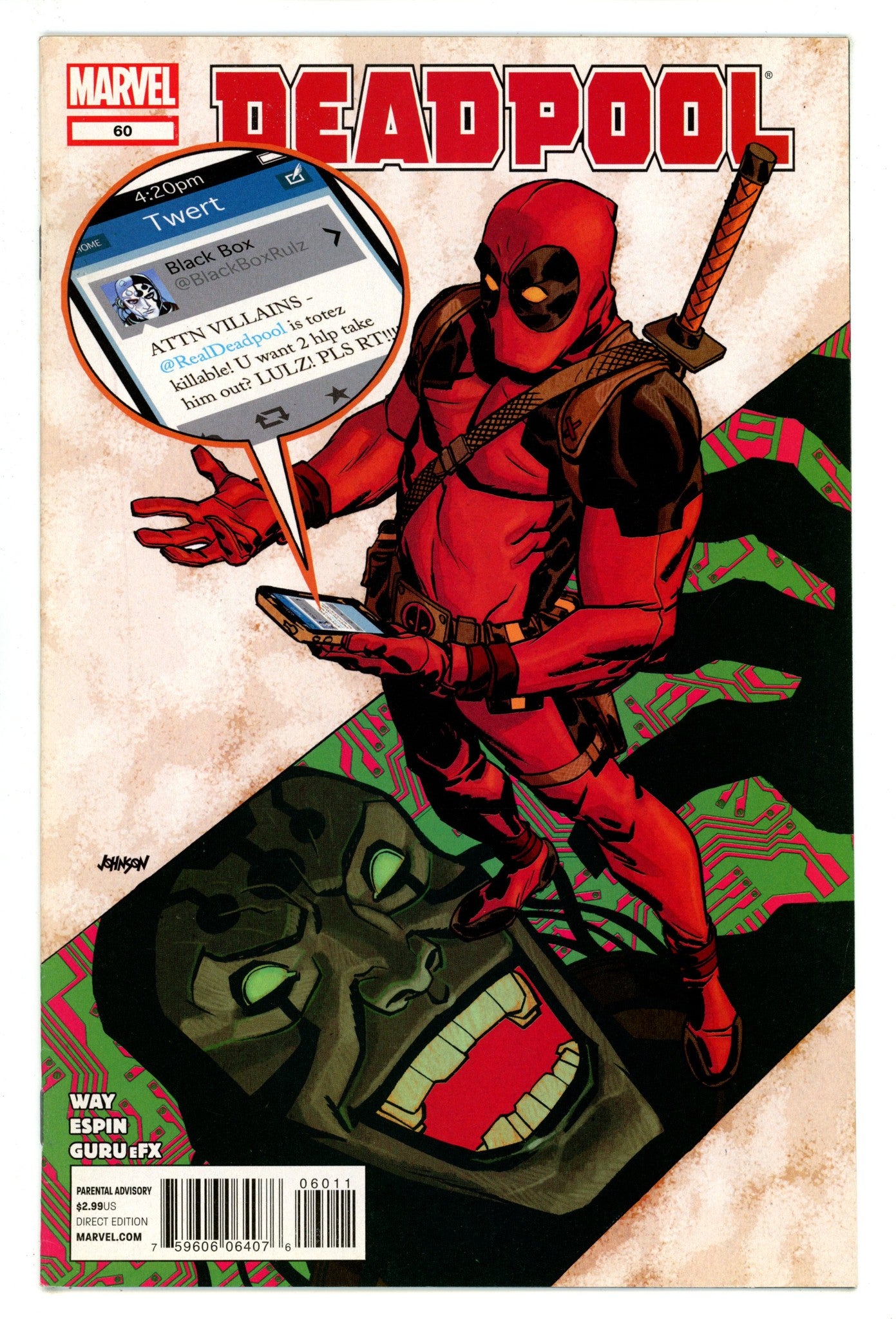Deadpool Vol 3 60  Mid Grade   (2012)        