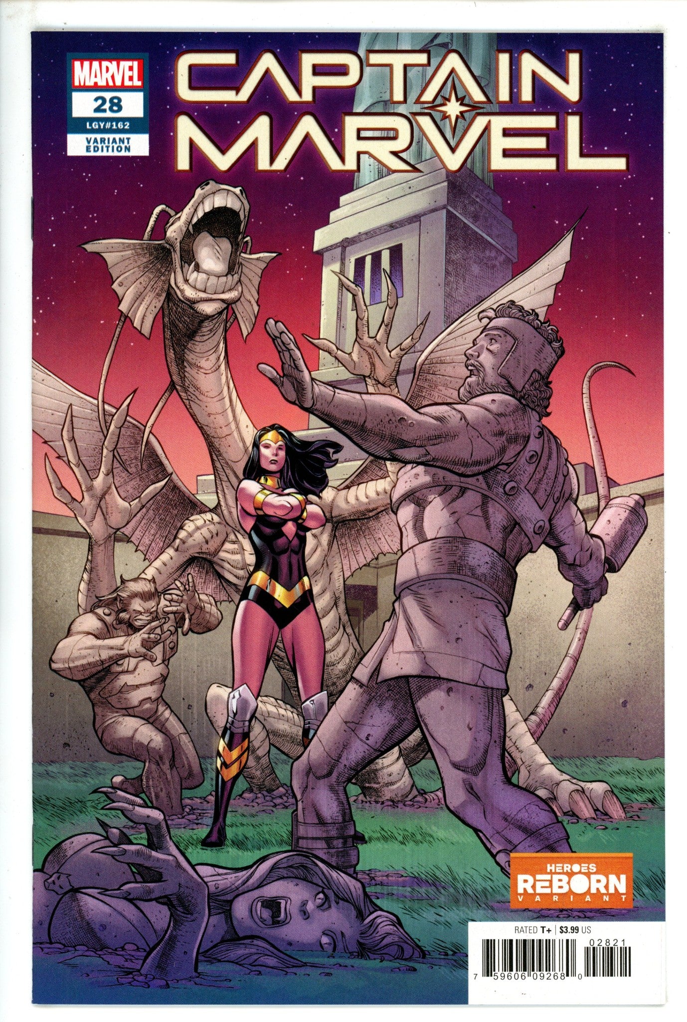 Captain Marvel Vol 11 28 (162) High Grade (2021) Pacheco Variant 