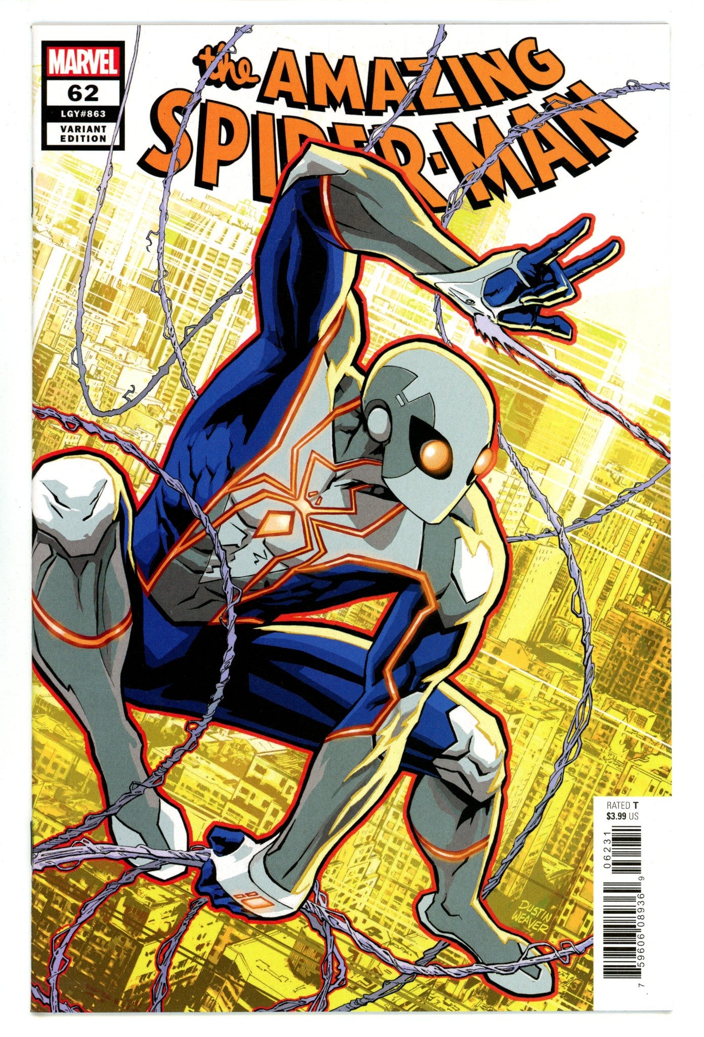 Amazing Spider-Man Vol 5 62 (863) NM- (9.2) (2021) Weaver Incentive Variant 