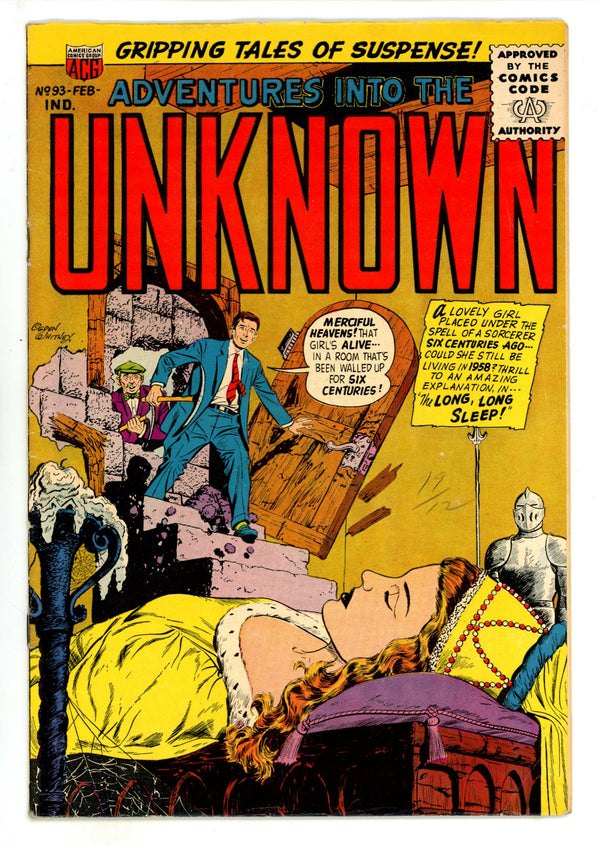 Adventures into the Unknown 93 VG/FN (5.0) (1958)