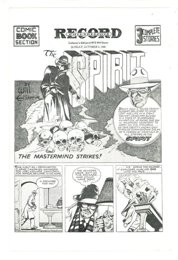 The Spirit: Studio Staff Problems [nn] Collector'S Edition (1973)