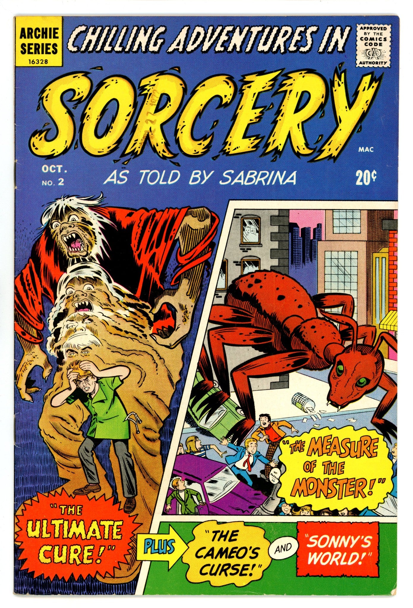 Chilling Adventures in Sorcery as Told by Sabrina 2 FN/VF (7.0) (1972) 