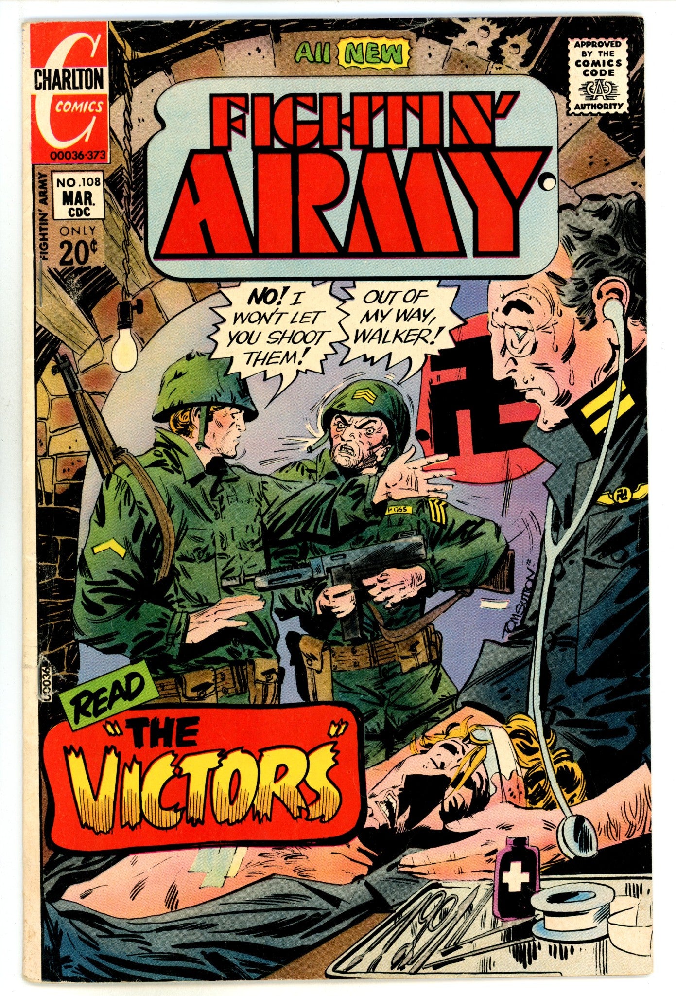 Fightin' Army 108 FN- (5.5) (1973) 