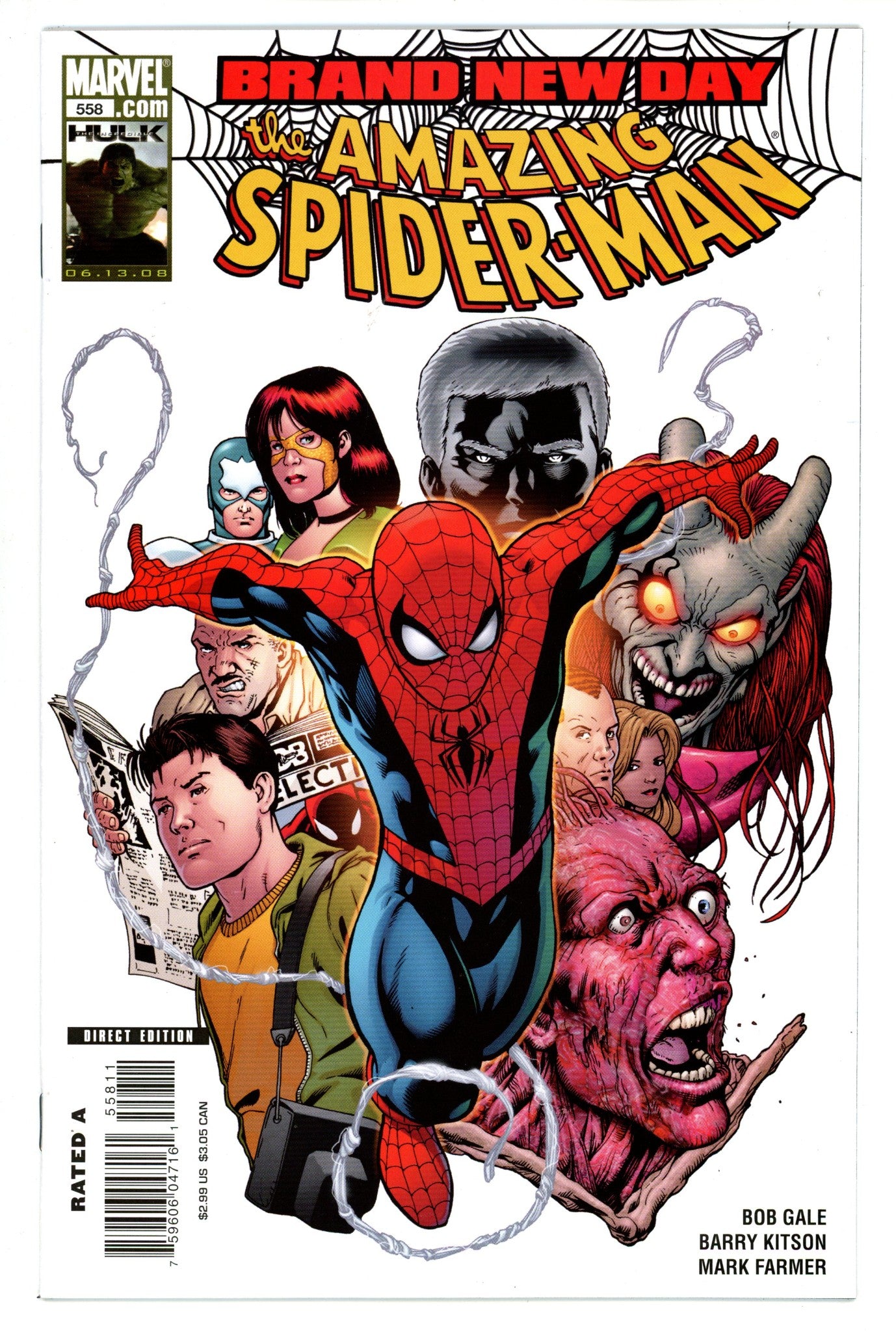 The Amazing Spider-Man Vol 2 558 NM- (9.2) (2008) 