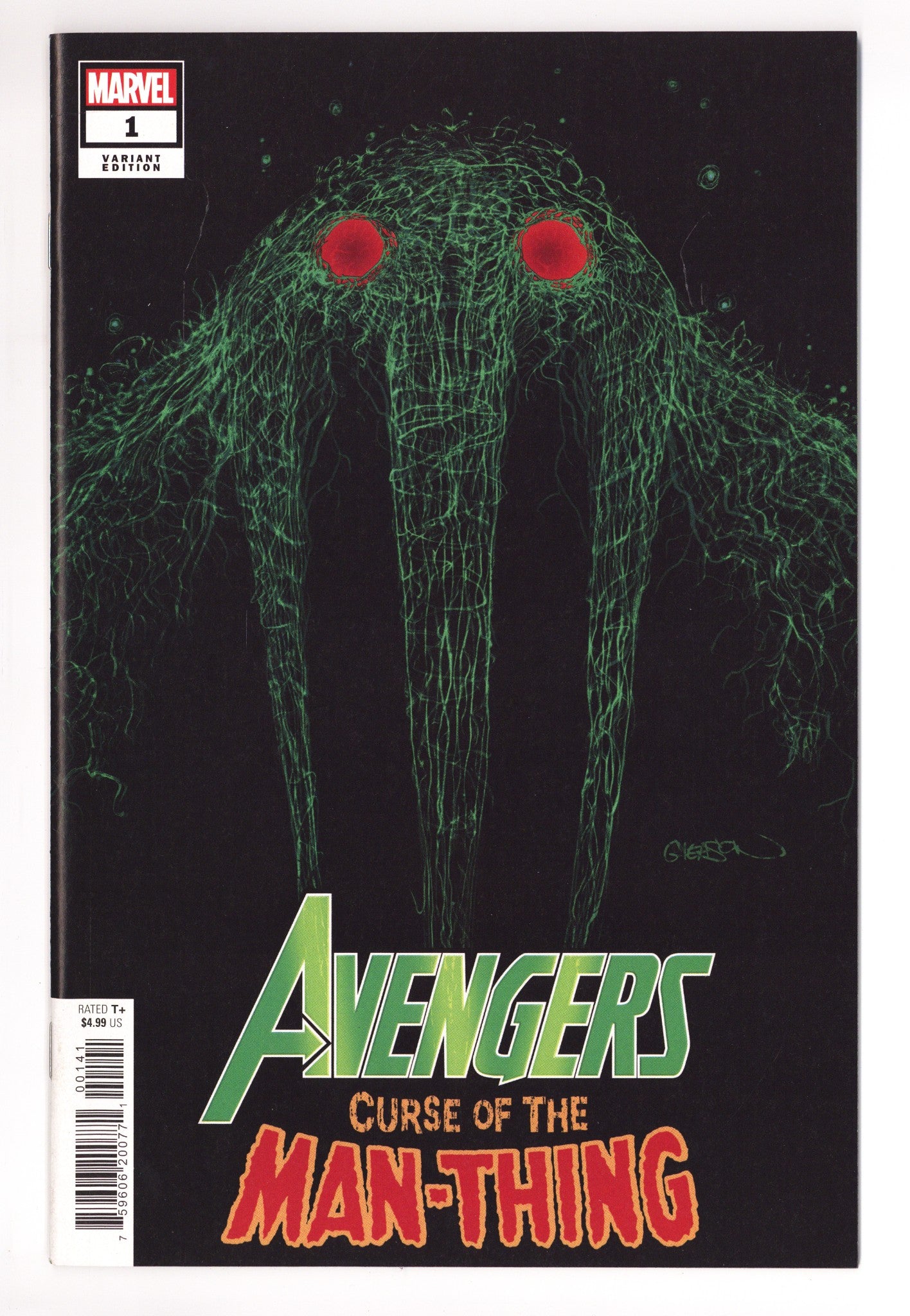 Avengers: Curse of the Man-Thing 1 High Grade (2021) Cassara Variant 