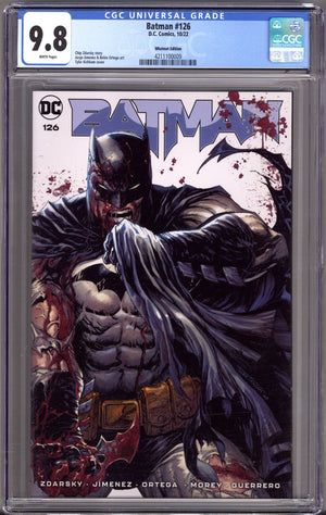 Batman Vol 3 126 CGC 9.8 (NM/M) (2022) Kirkham Exclusive Variant