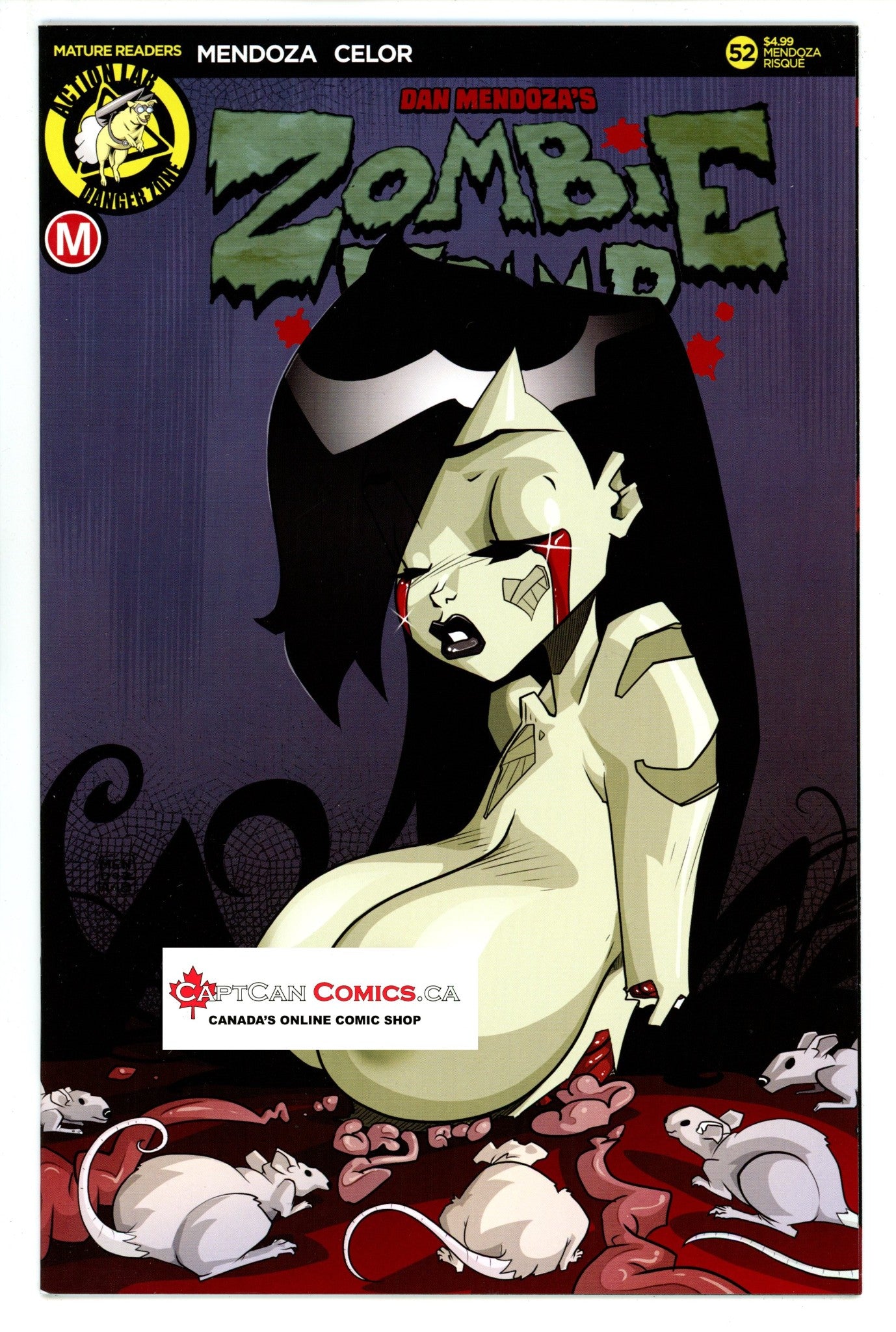 Zombie Tramp Vol 3 52 NM- (9.2) (2018) Mendoza Risque Variant 