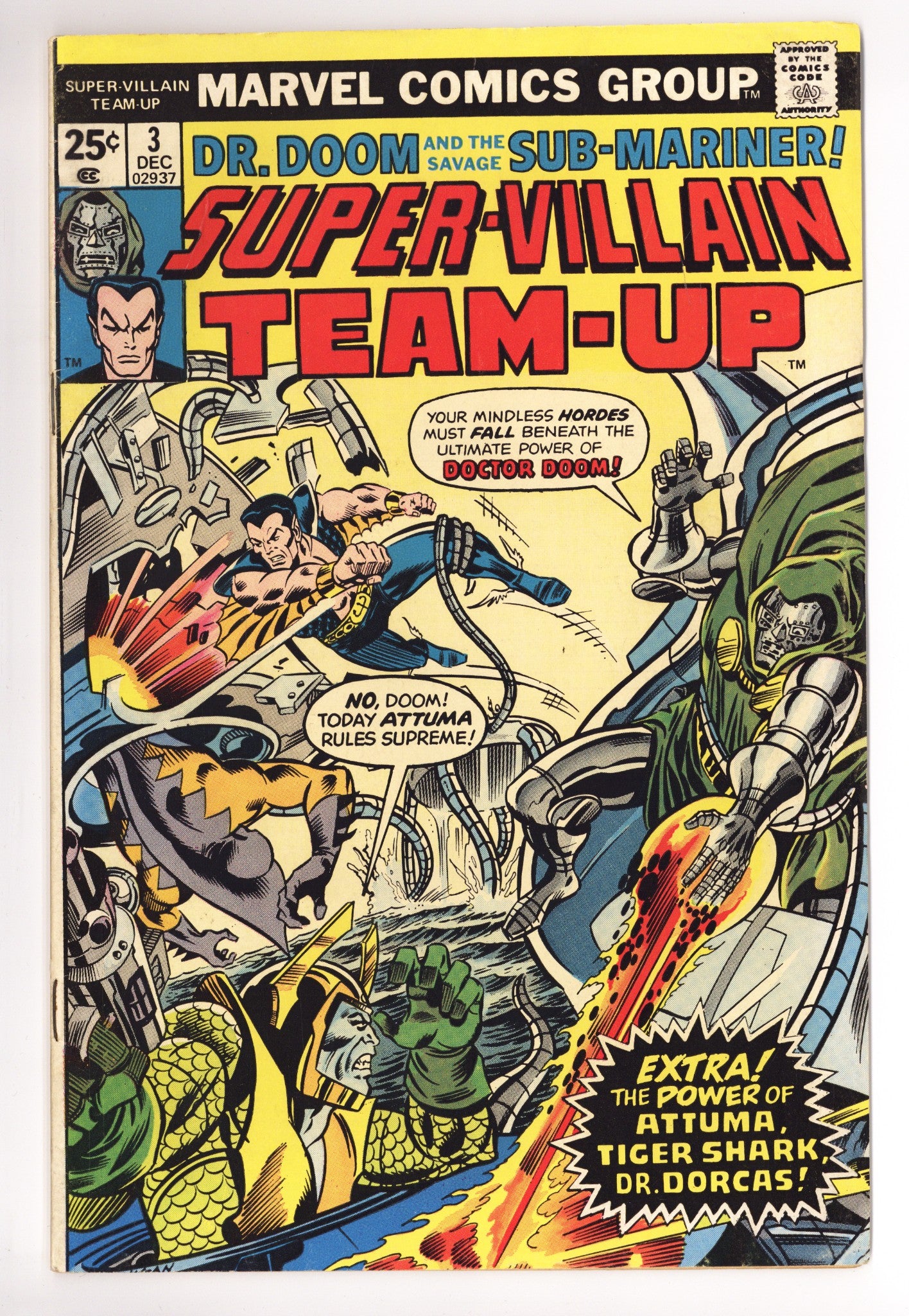 Super-Villain Team-Up 3 Low Grade (1975) 
