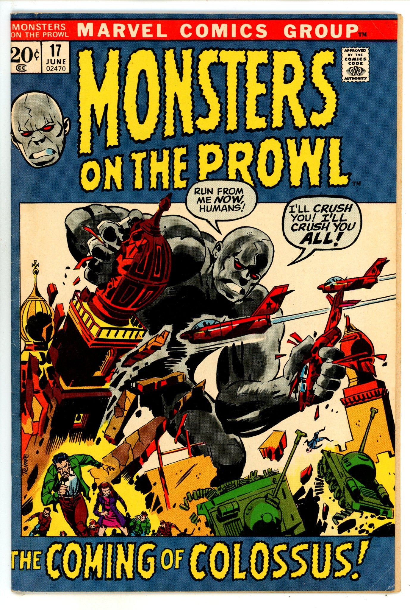 Monsters on the Prowl 17 FN (6.0) (1972) 