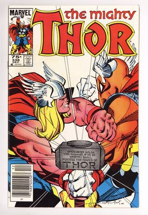 Thor Vol 1 338 NM- (9.2) (1983) Canadian Price Variant