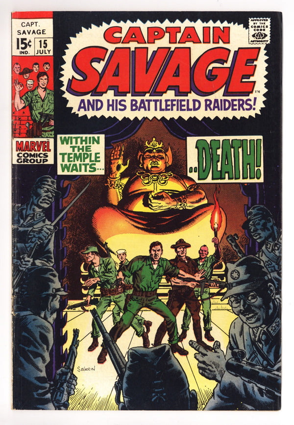 Capt. Savage and His Leatherneck Raiders 15 FN- (5.5) (1969)
