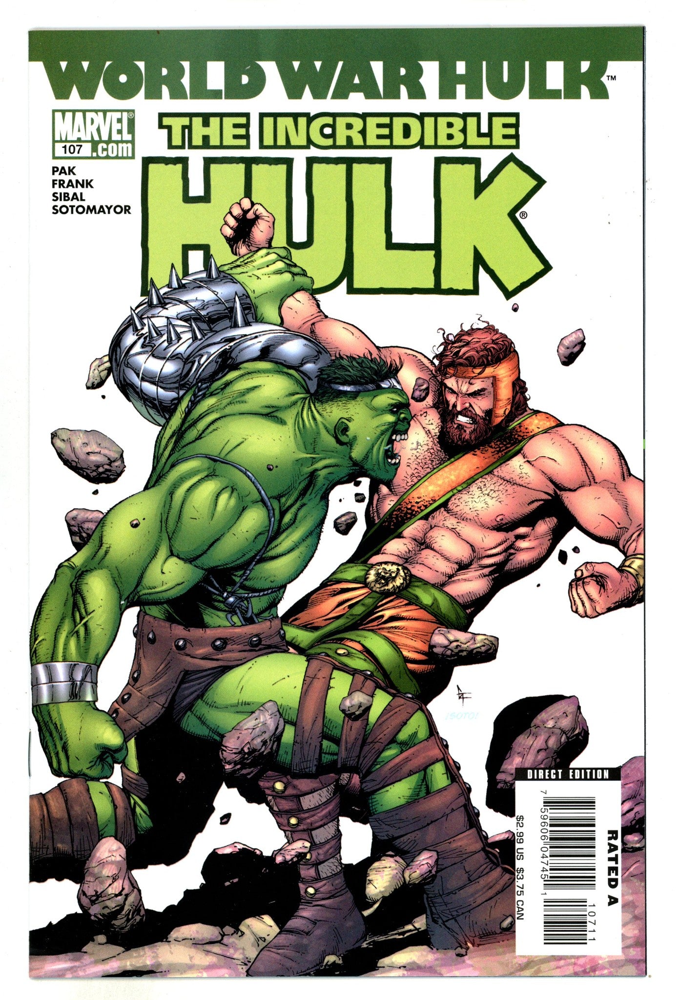 Incredible Hulk Vol 2 107 High Grade (2007) 