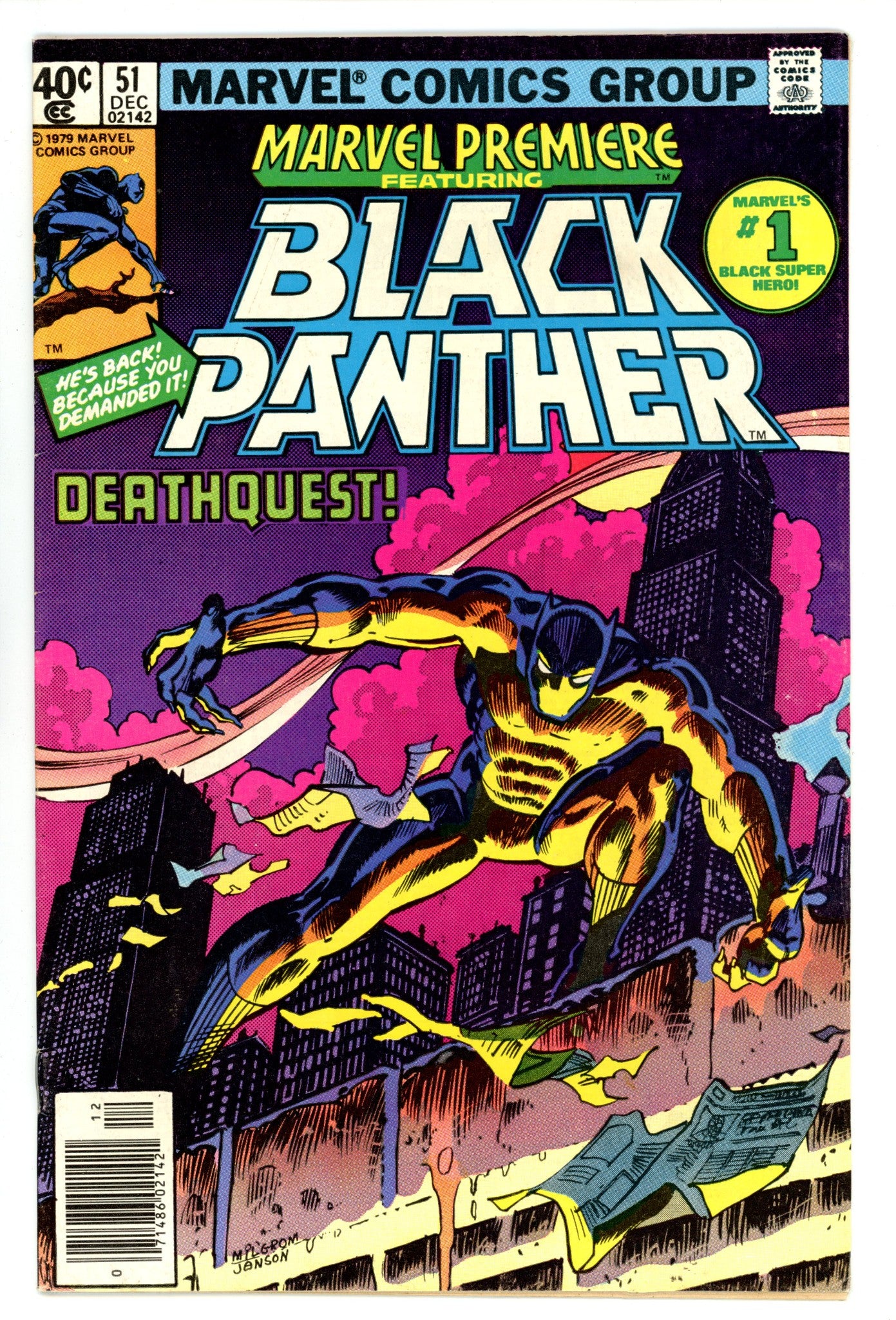 Marvel Premiere 51 FN+ (6.5) (1979) Newsstand 