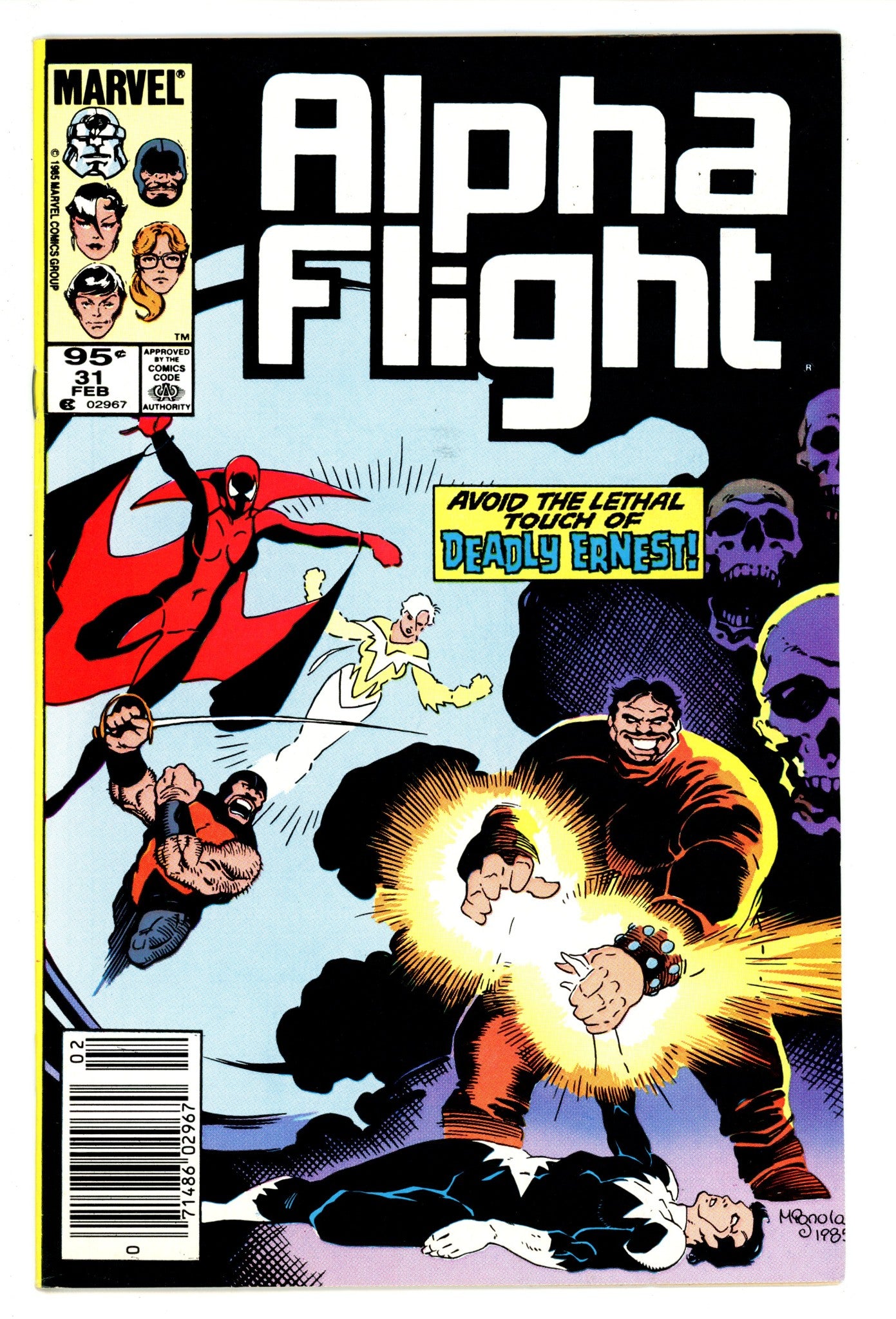 Alpha Flight Vol 1 31 FN/VF (7.0) (1986) Canadian Price Variant 