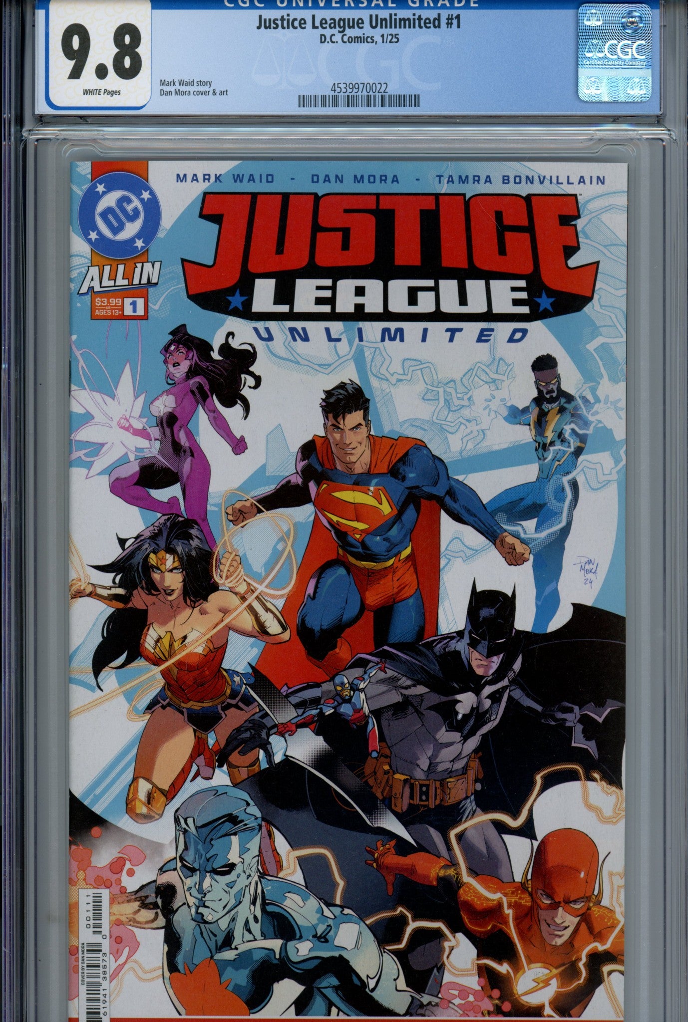 Justice League Unlimited Vol 2 1 CGC 9.8 (NM/M) (2025) 