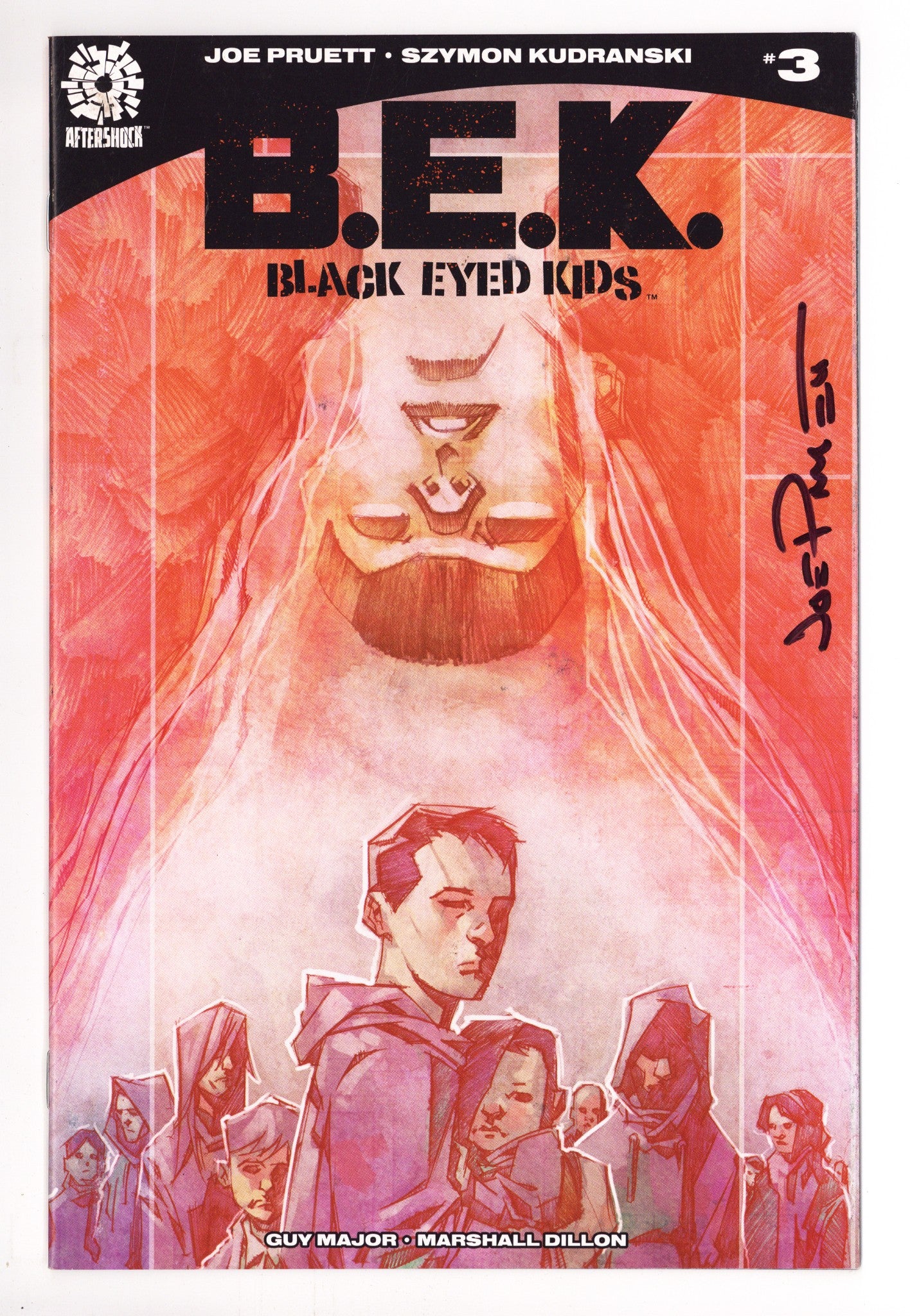 Black-Eyed Kids 3 Mid Grade (2016) Hester Incentive Variant Signed x1 Cover Joe Pruett 