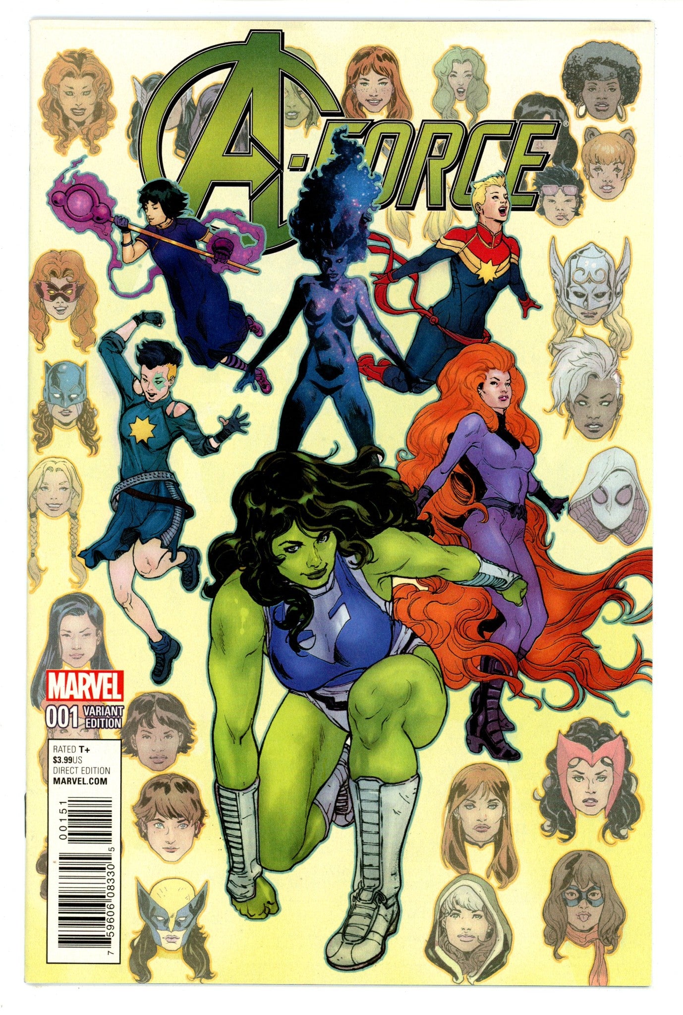 A-Force Vol 2 1 NM- (9.2) (2016) IbaÃ±ez Variant 