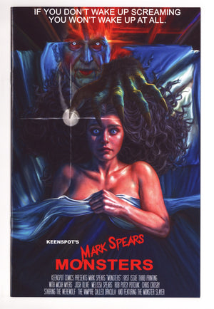 Mark Spears Monsters   1  NM- (9.2) 3rd Print  (2024) Spears     Incentive Variant