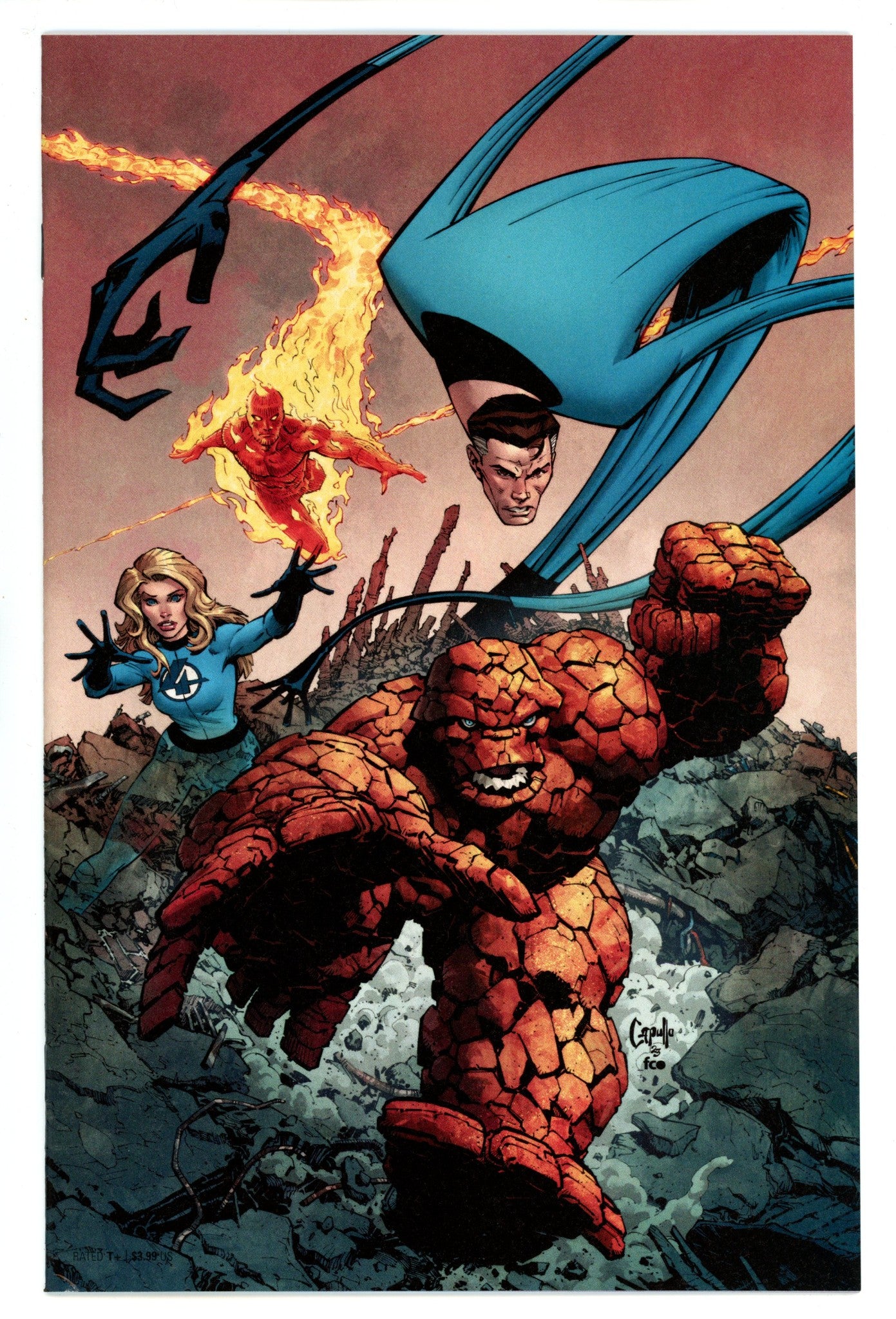 Fantastic Four Vol 7 25 Capullo Virgin Incentive Variant VF/NM (2024)