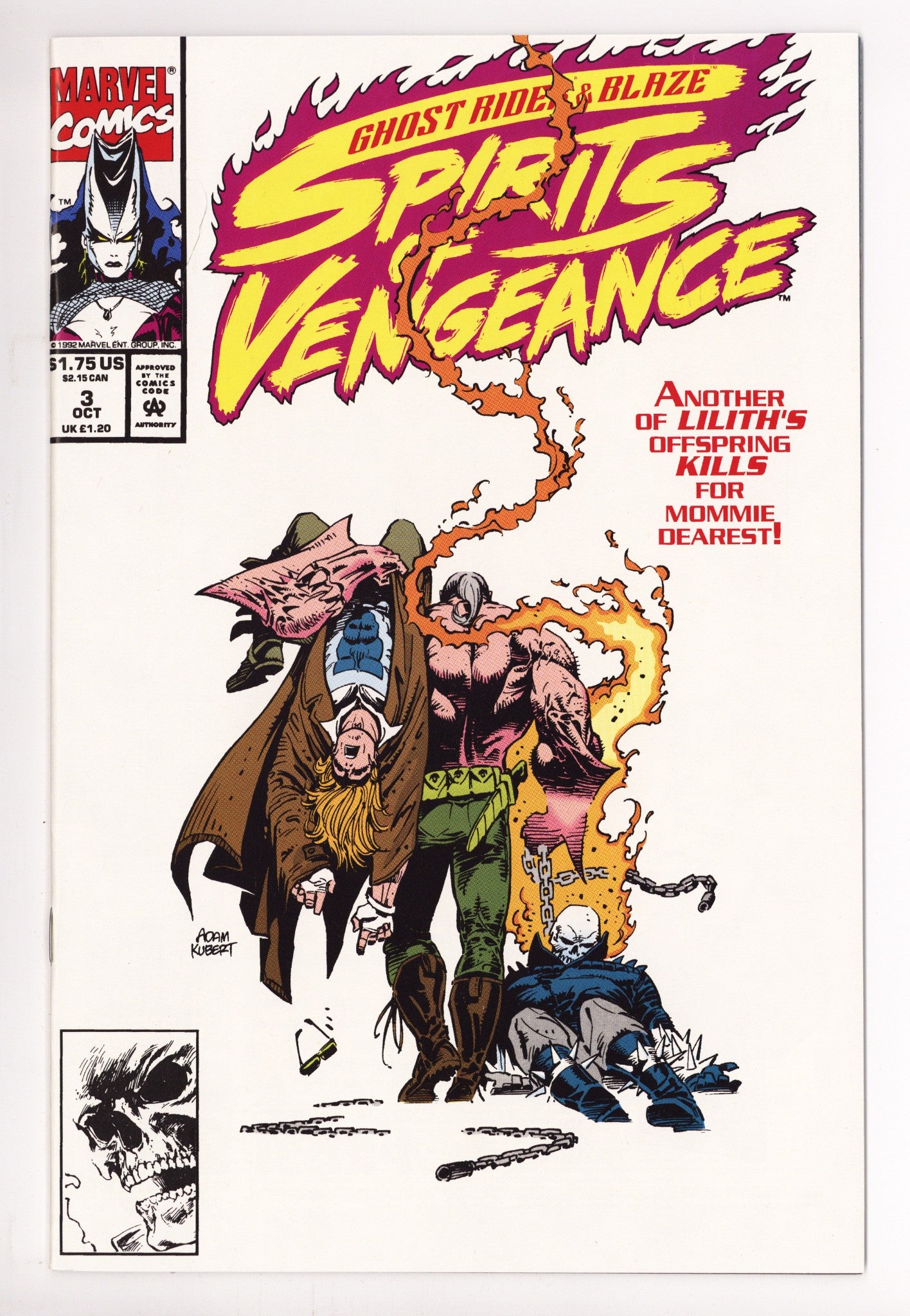 Ghost Rider / Blaze: Spirits of Vengeance 3 High Grade (1992) 