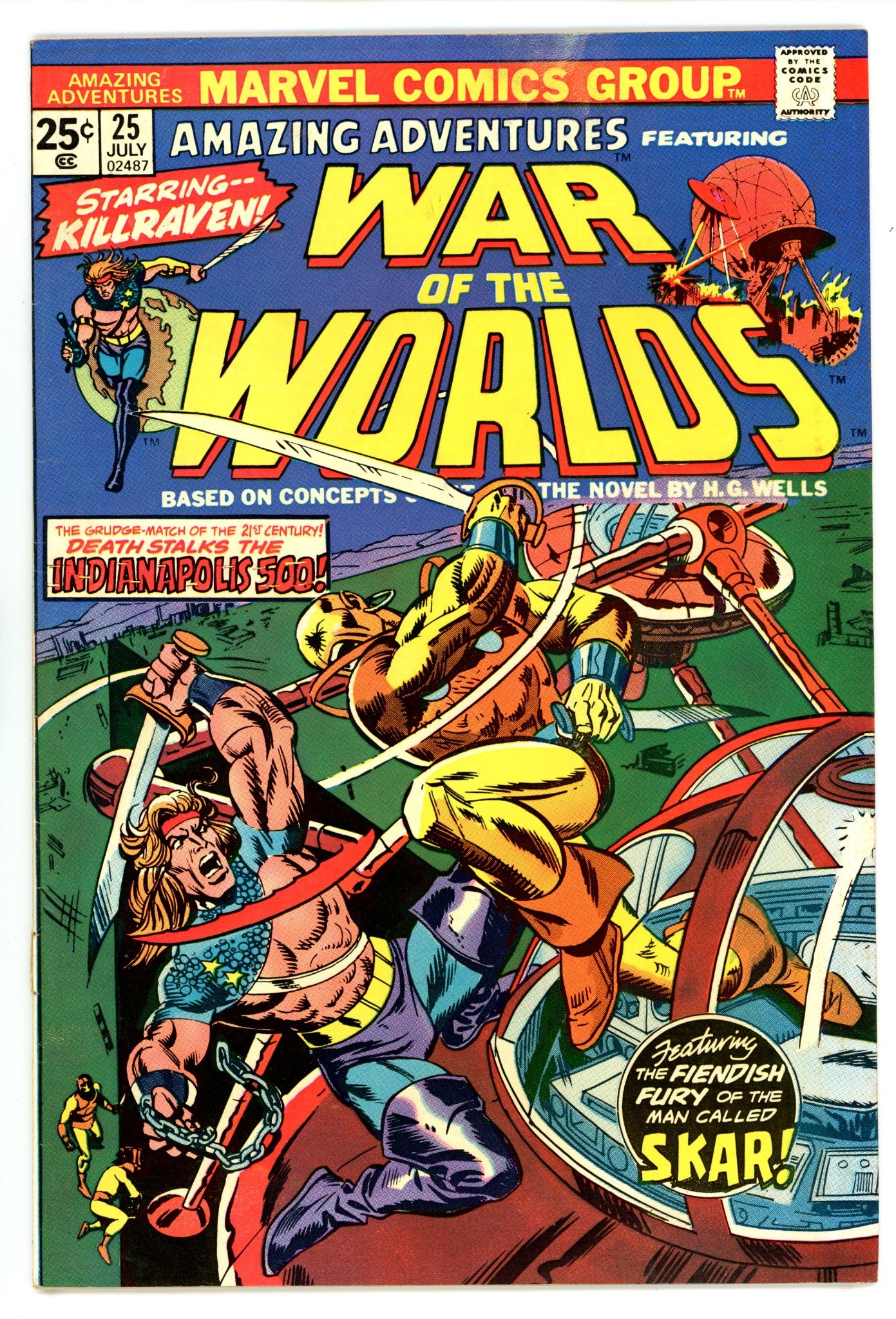 Amazing Adventures Vol 2 25 Mid Grade (1974)