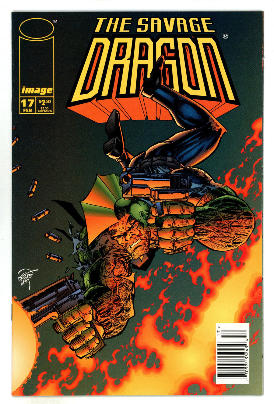 Savage Dragon Vol 2 17 VF/NM (9.0) (1995) Newsstand 
