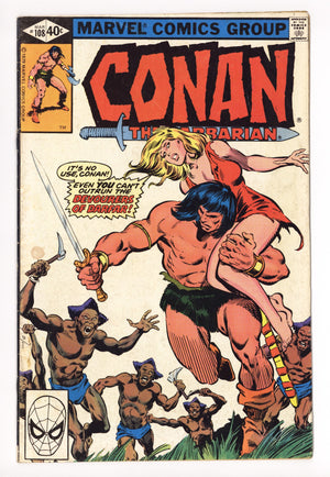 Conan the Barbarian Vol 1 108 Low Grade (1980)