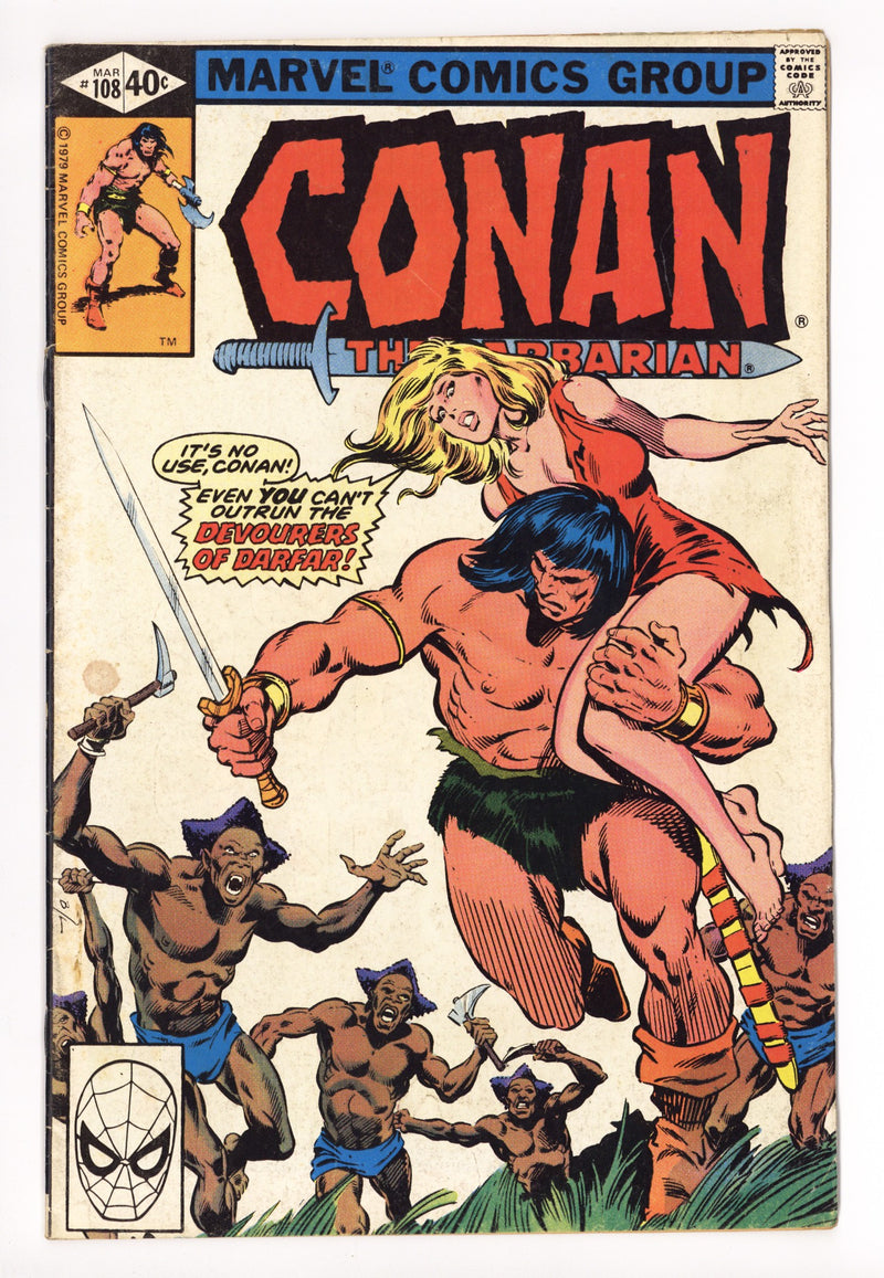 Conan the Barbarian Vol 1 108 Low Grade (1980) 