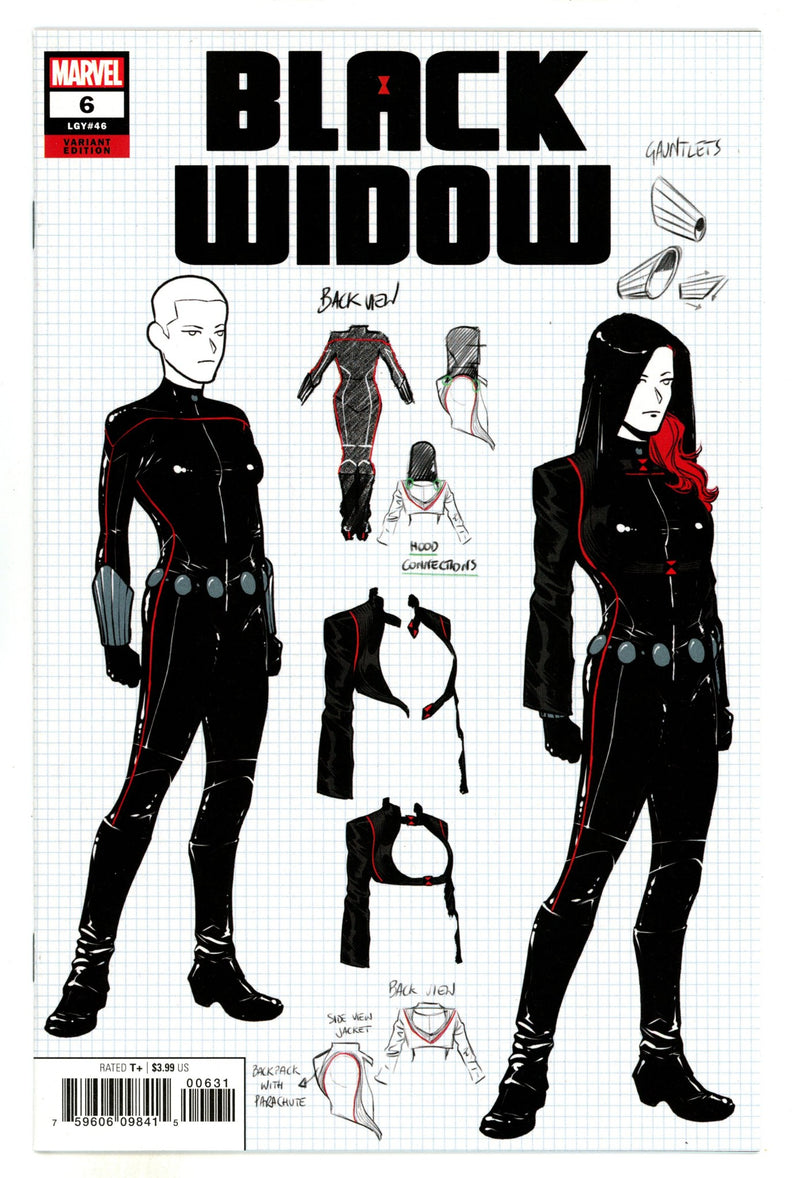 Black Widow Vol 9 6 (46) NM- (9.2) (2021) Casagrande Design Incentive Variant 
