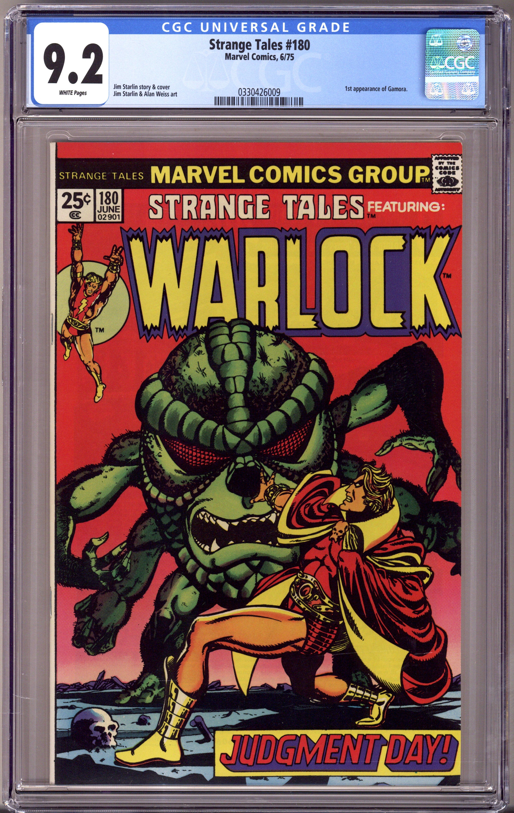Strange Tales Vol 1 180 CGC 9.2 (NM-) (1975) 