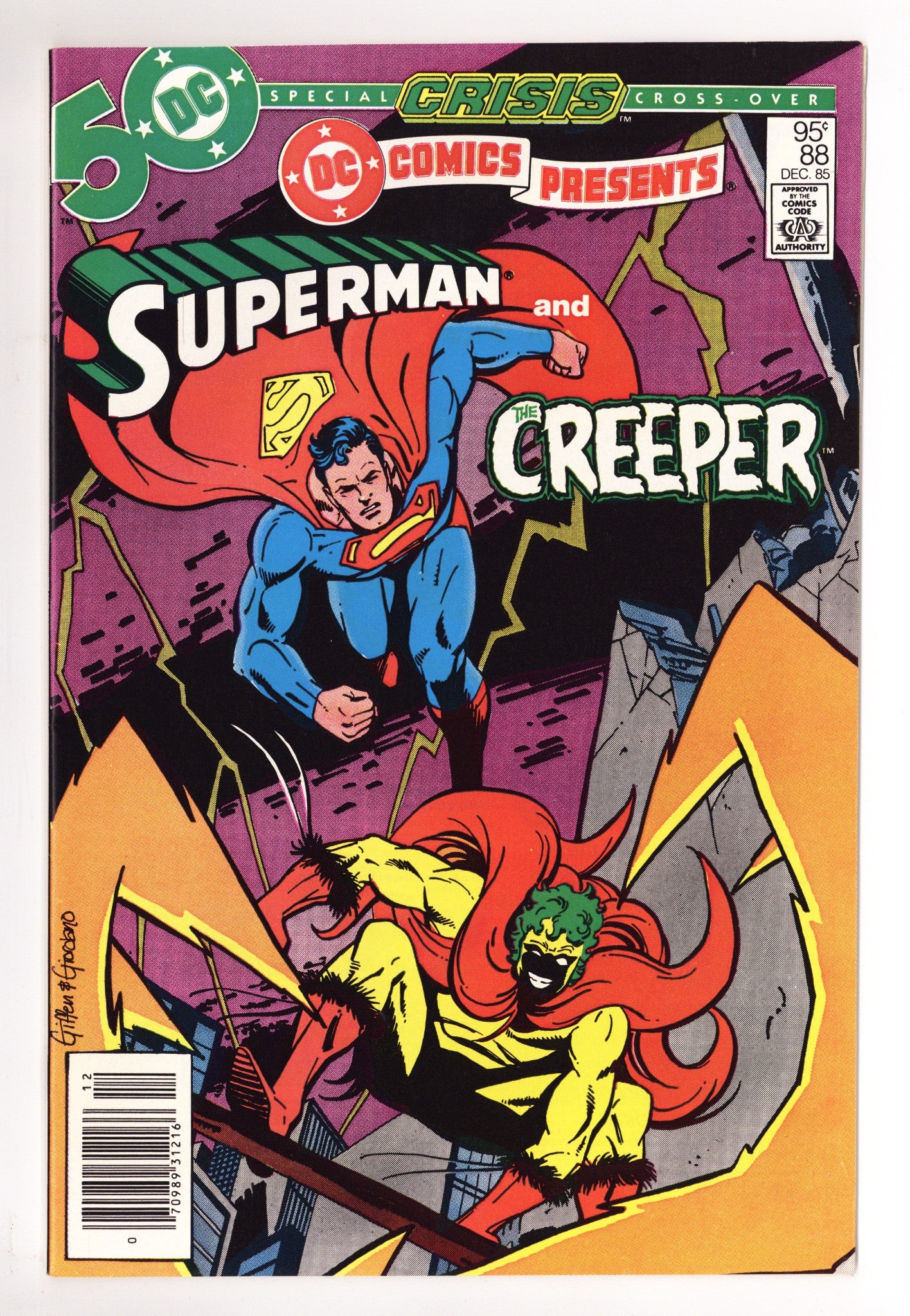 DC Comics Presents Vol 1 88 NM- (9.2) (1985) Canadian Price Variant 