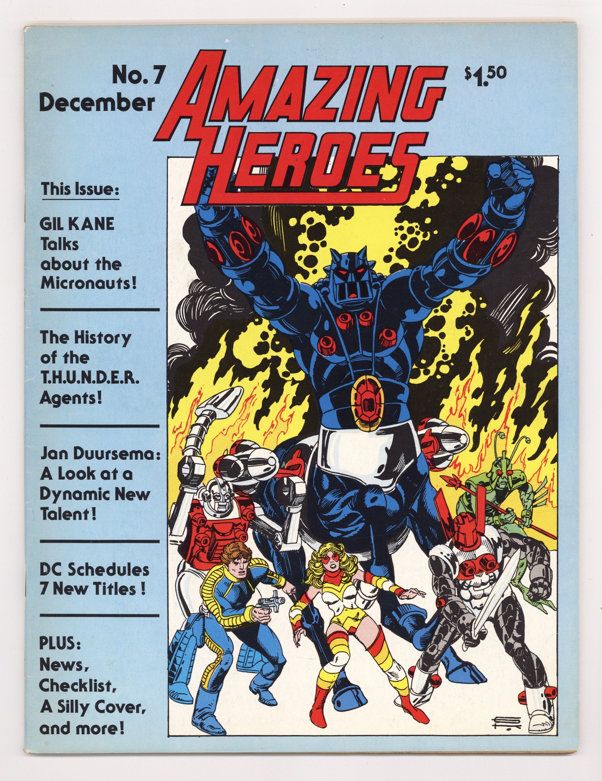 Amazing Heroes 7 Low Grade (1981) 