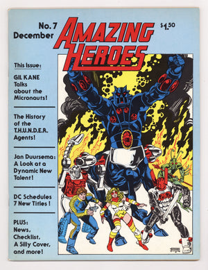 Amazing Heroes 7 Low Grade (1981)