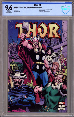 Thor Vol 6 1 (727) CBCS 9.6 (NM+) (2020) Buscema Incentive Variant
