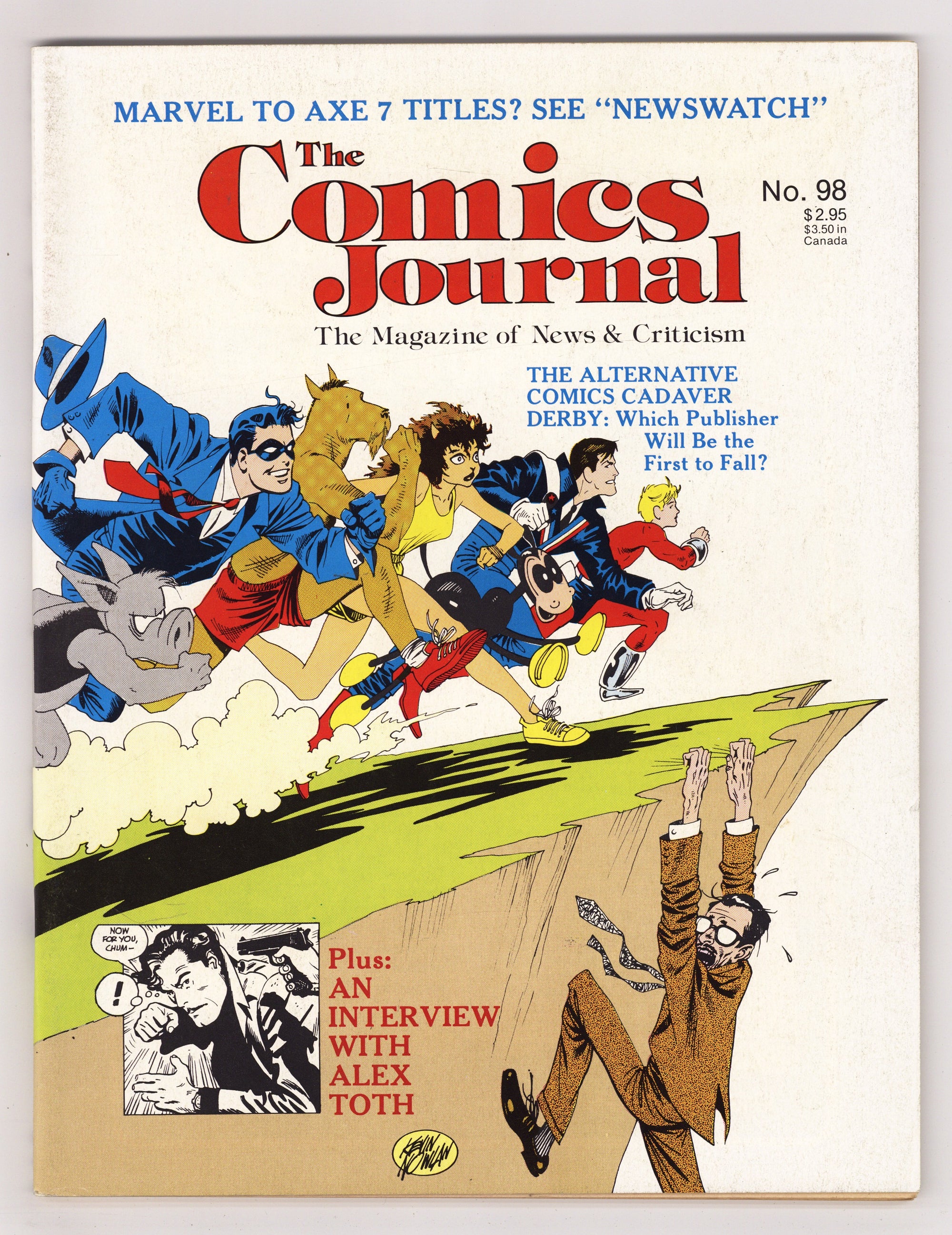 The Comics Journal 98 Low Grade (1985) 