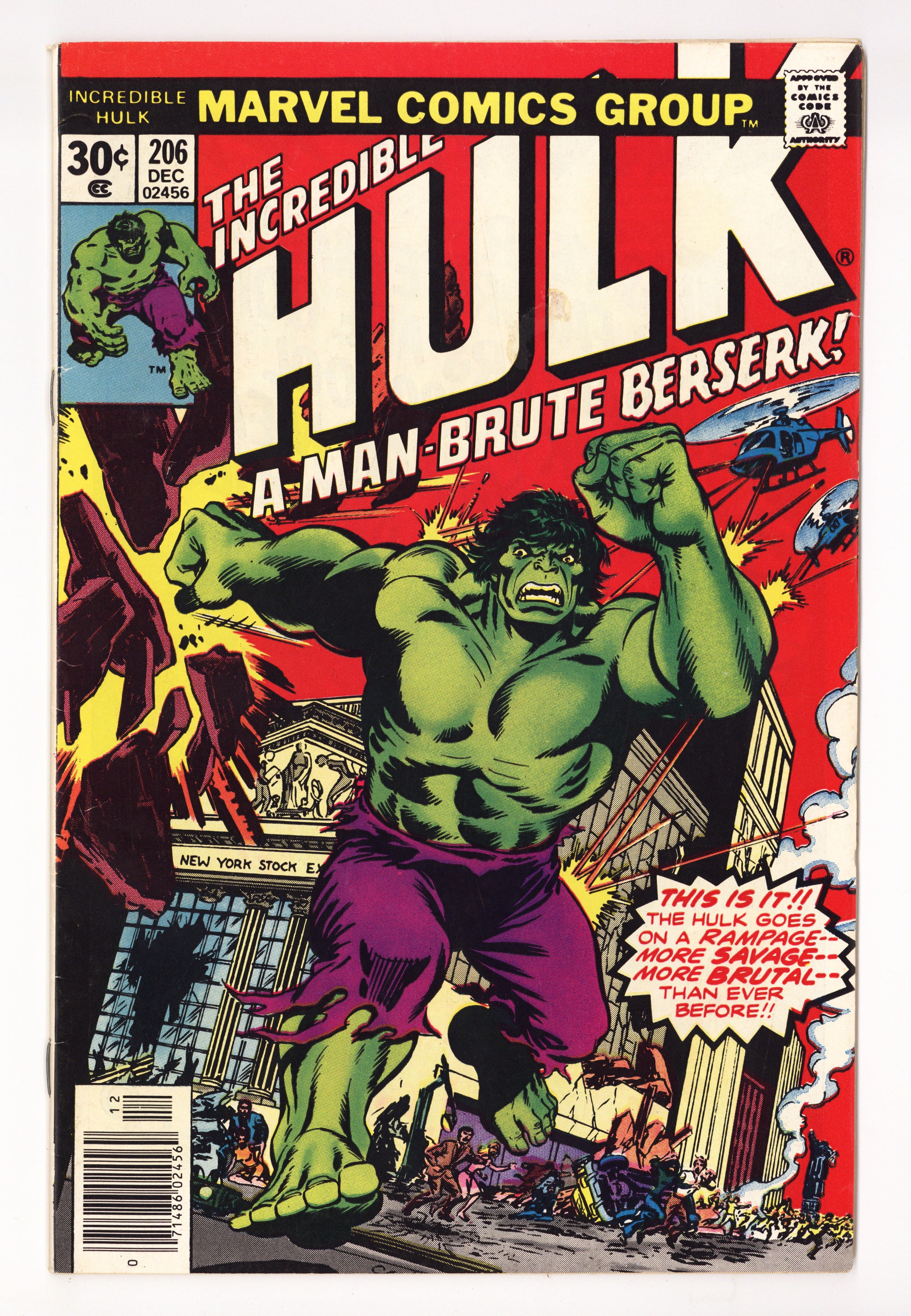 The Incredible Hulk Vol 1 206 Mid Grade (1976) 
