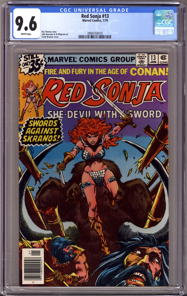 Red Sonja Vol 1 13 CGC 9.6 (NM+) (1979)