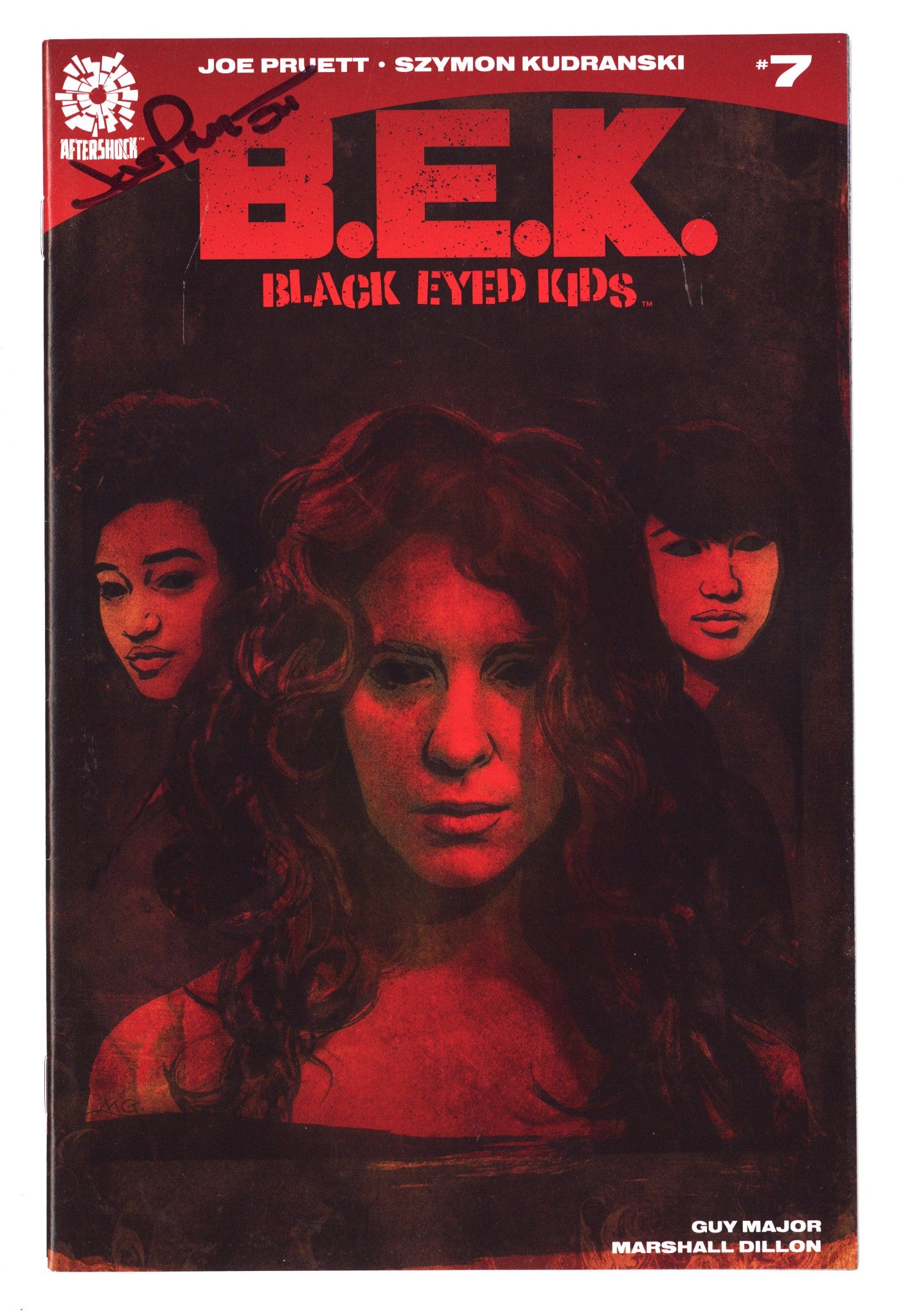 Black-Eyed Kids 7 High Grade (2016) Gaydos Incentive Variant Signed x1 Cover Joe Pruett 